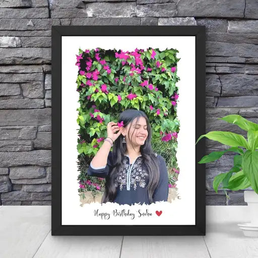A4 Splash Photo Frame #1