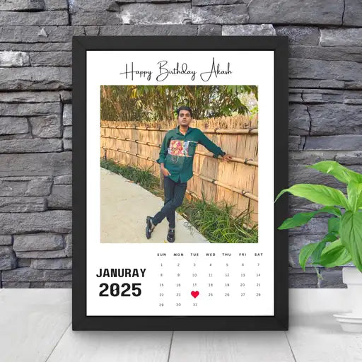 A4 Calender Photo Frame