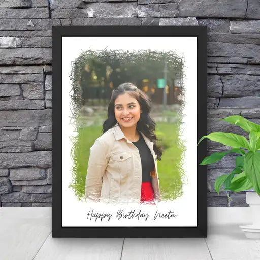 A4 Splash Photo Frame # 6