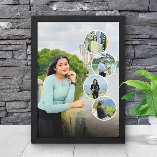 Circle Collage Photo Frame