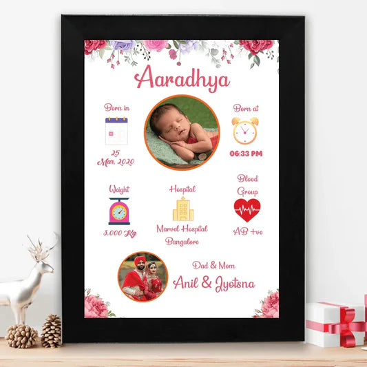 New born baby frame - Design 2