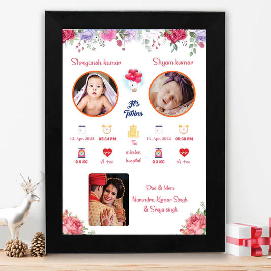 New born baby frame - Design 3